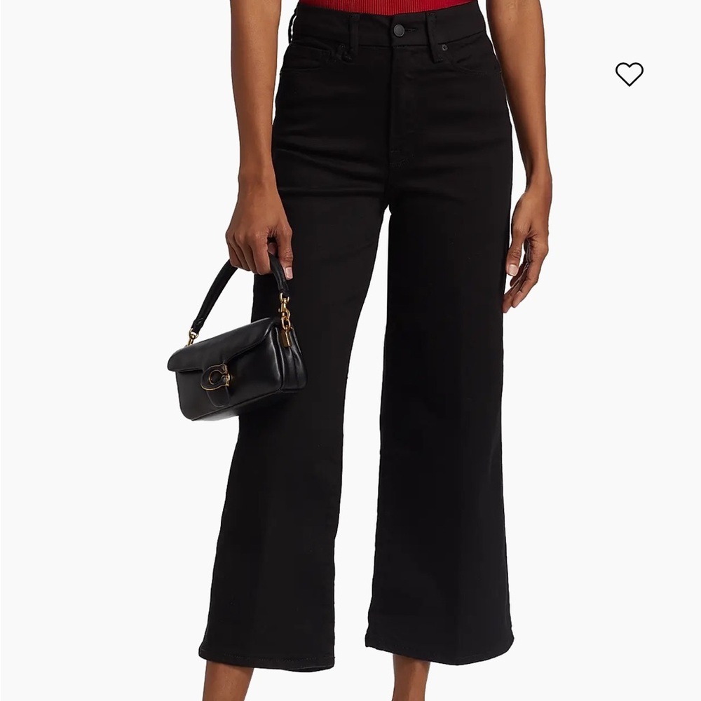 GOOD AMERICAN Good Waist Palazzo Cropped Jeans - current style $149 retail